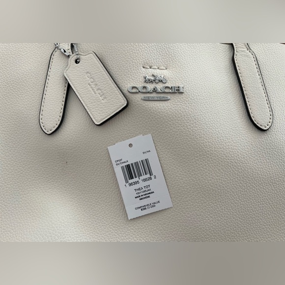 Coach handbag CP037 THEA TOTE Chalk - Picture 2 of 16